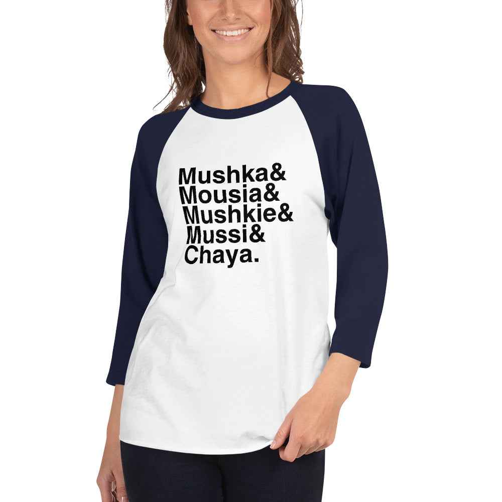 Chaya Mushka T-shirt 3/4 Sleeve