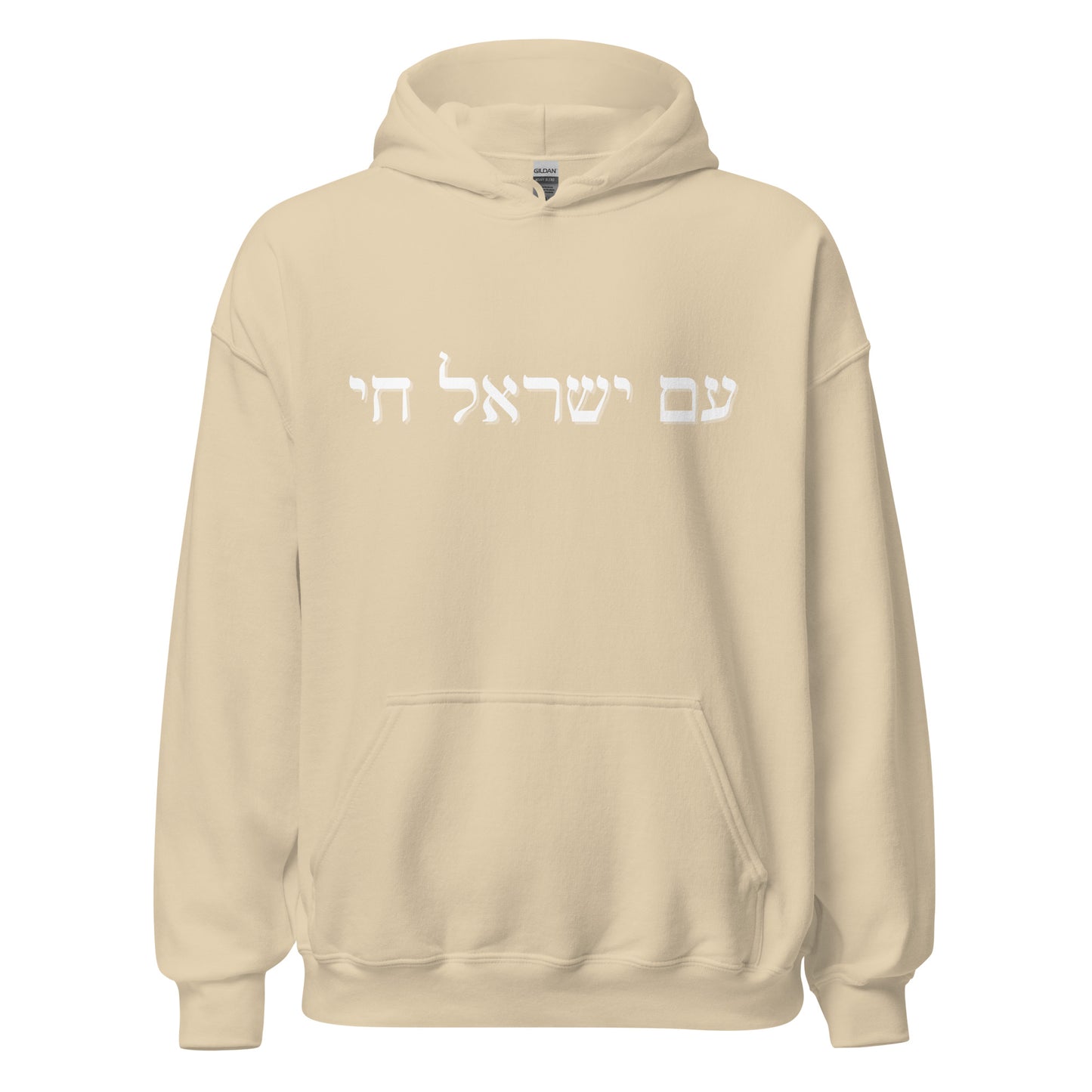 Hebrew Am Yisrael Chai Hoodie