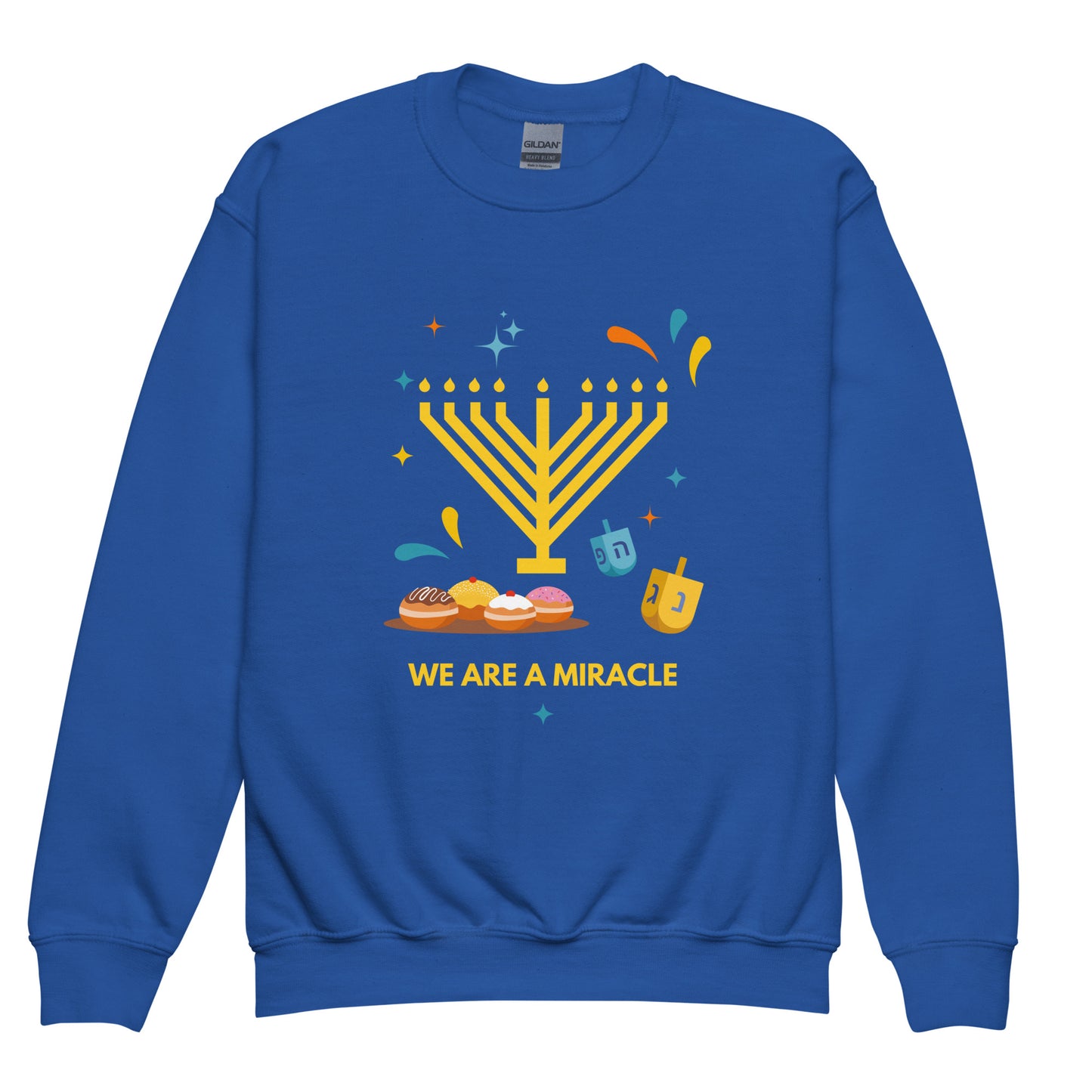 Youth We Are A Miracle Chanukah Sweatshirt